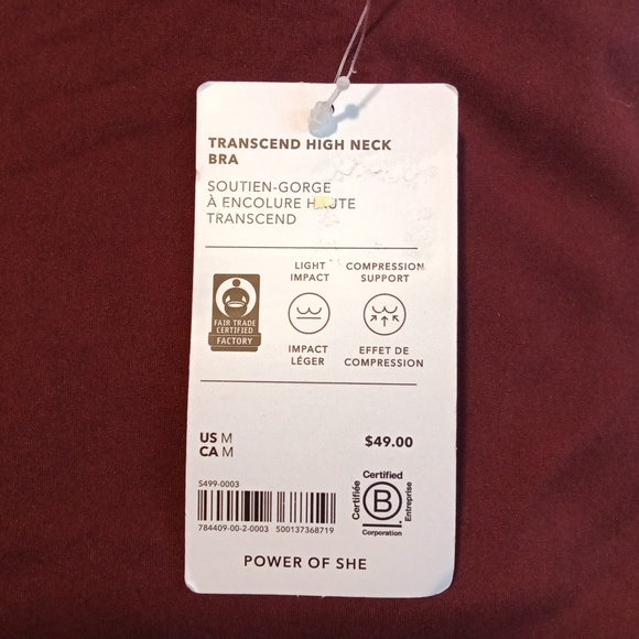 Athleta Transcend High Neck Bra - Picture 4 of 4